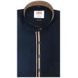 Combination Navy Blue Shirt : Ditto