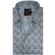 Print Navy Blue Shirt : Party