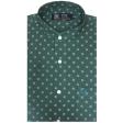 Print Green Shirt : Party