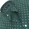 Print Green Shirt : Party