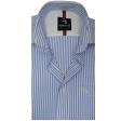 Stripes Blue Shirt : Business
