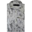 Print Cream Shirt : Party