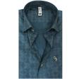 Print Green Shirt : Slim