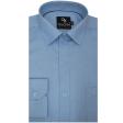 Self Design Blue Shirt : Business
