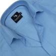 Self Design Blue Shirt : Business