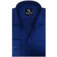 Self Design Blue Shirt : Business