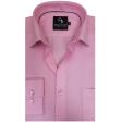 Self Design Pink Shirt : Business