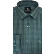 Checks Green Shirt : Business