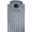 Stripes Blue Shirt : Business