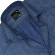 Print Blue Shirt : Party
