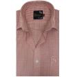 Checks Maroon Shirt : Business