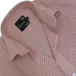 Checks Maroon Shirt : Business