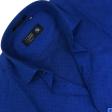 Self Design Blue Shirt : Business