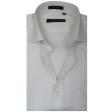 Self Design White Shirt : Business