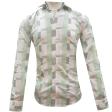 Print Green Shirt : Slim