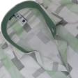 Print Green Shirt : Slim