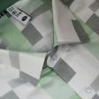 Print Green Shirt : Slim