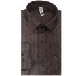 Print Brown Shirt : Slim
