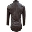 Print Brown Shirt : Slim