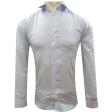 Self Design Gray Shirt : Slim