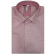 Self Design Pink Shirt : Slim