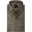 Print Khakhi Shirt : Party