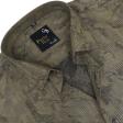 Print Khakhi Shirt : Party