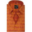 Print Peach Shirt : Party