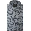 Print Gray Shirt : Party
