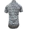 Print Gray Shirt : Party