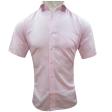 Self Design Pink Shirt : Business