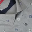Print Green Shirt : Slim