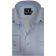 Self Design Blue Shirt : Business
