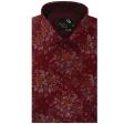 Print Maroon Shirt : Party