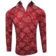 Print Maroon Shirt : Party