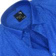 Print Blue Shirt : Party