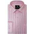 Stripes Peach Shirt : Business