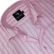 Stripes Peach Shirt : Business