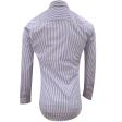 Stripes Purple Shirt : Slim