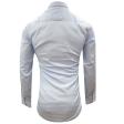 Self Design Blue Shirt : Slim