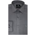 Plain Dark Gray Shirt : Business