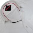 Self Design White Shirt : Slim