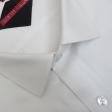 Self Design White Shirt : Slim