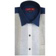 Combination Navy Blue Shirt : Ditto