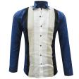 Combination Navy Blue Shirt : Ditto