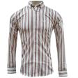 Stripes Rust Shirt : Slim