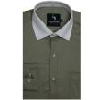 Plain Dark Green Shirt : Business