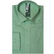 Plain Light Green Shirt : Slim