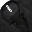 Print Black Shirt : Slim