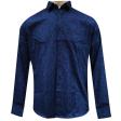 Print Blue Shirt : Slim
